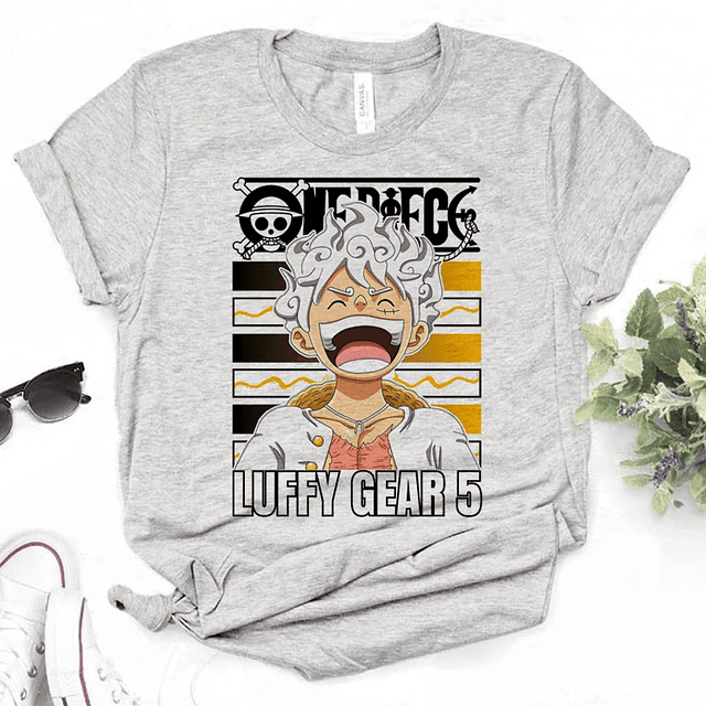 Anime Luffy Gear 5 T Shirt Women 12