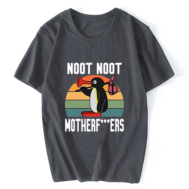 Noot Noot Pingu Kawaii Anime T Shirt 4