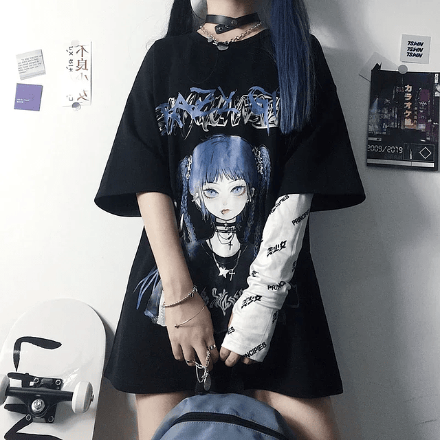 T-shirt Goth Tee Dark Grunge 1