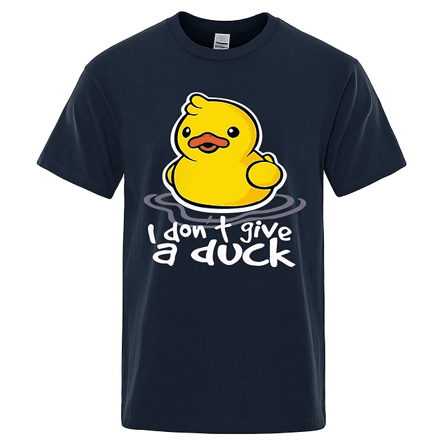 I Don'T A Duck Fun Cute Print T Shirt 3