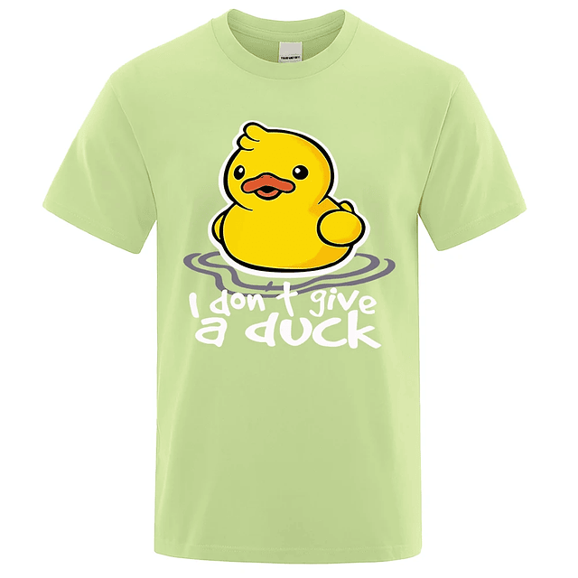 I Don'T A Duck Fun Cute Print T Shirt 13