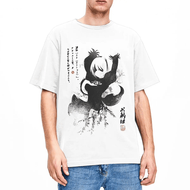 NieR Automata 2B T-Shirt 4