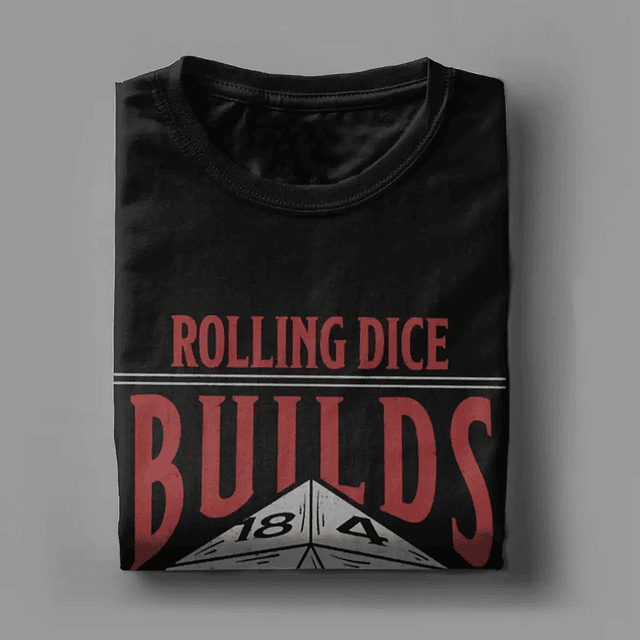 T-Shirt DnD Rolling Dice  5