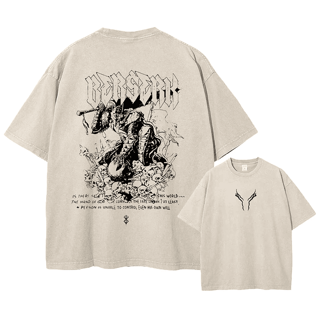 Anime Berserk Guts Acid Tshirt 13