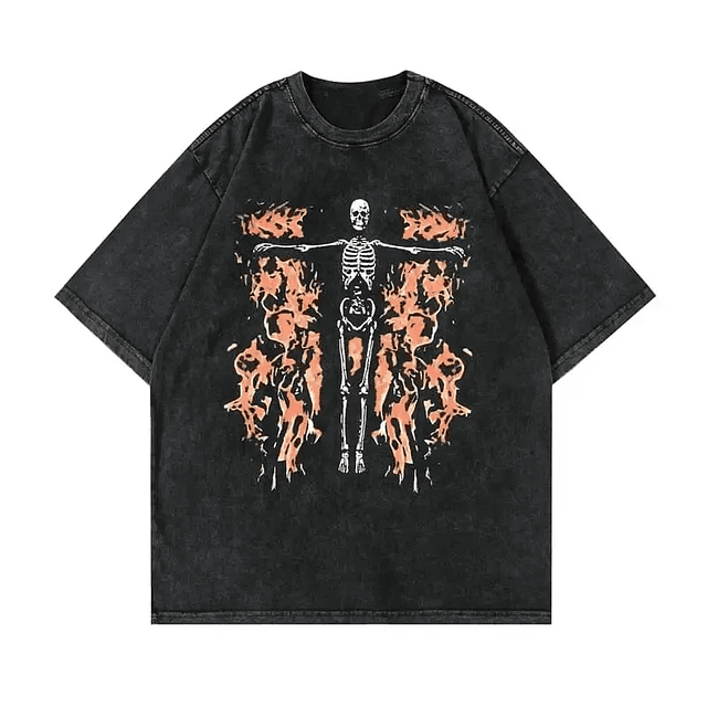 T-shirt Anime Gothic street wear 12