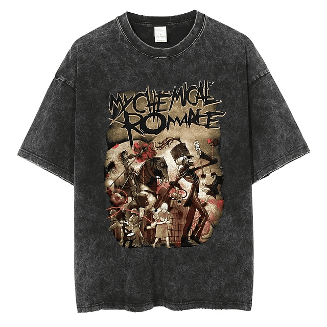 My Chemical Romance Washed T Shirts  14