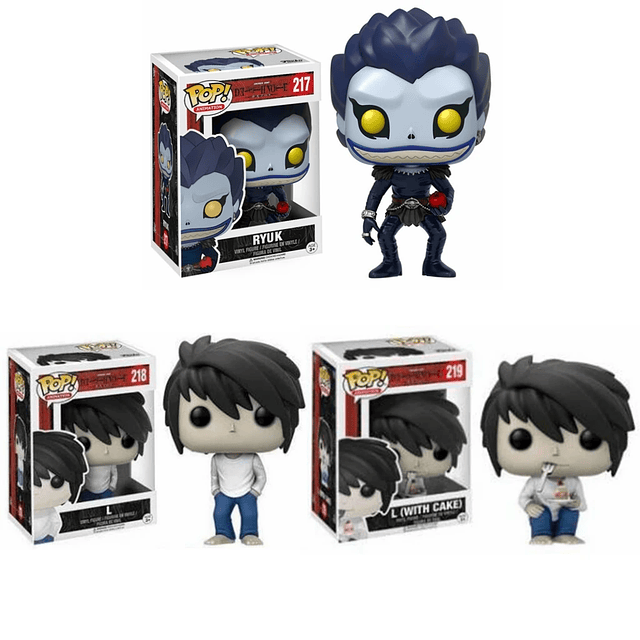 Funko POP Japan Anime Death Note L and RYUK 217# PVC Action Figure Toy Collectible Vinyl Dolls Japanese Anime Movie Toys For Fan 2