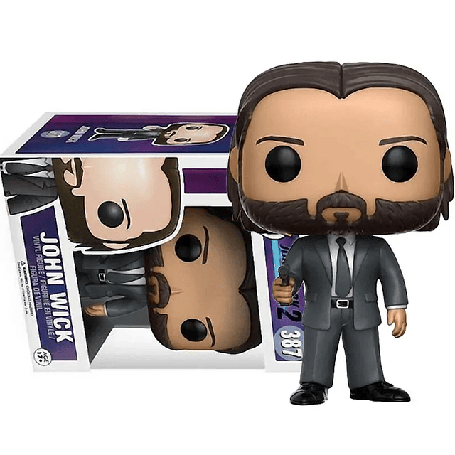 FUNKO POP Movies John Wick #387 Action Figure Dolls Toys Cool John Wick with Dog #580 Figuras Model Collection Gifts  Children 3