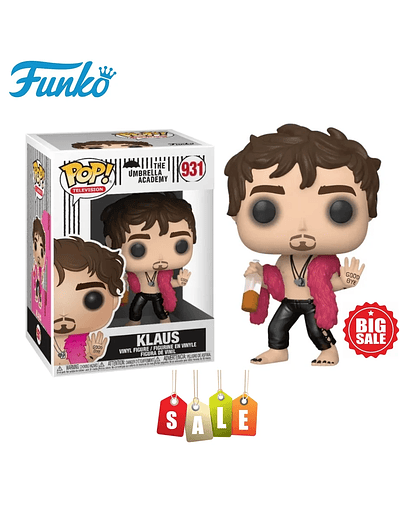 Rock-bottom Price FUNKO POP Animation The Umbrella Academy KLAUS #931 Vinyl Figure Collection Model Toys Big Sale Free Shipping