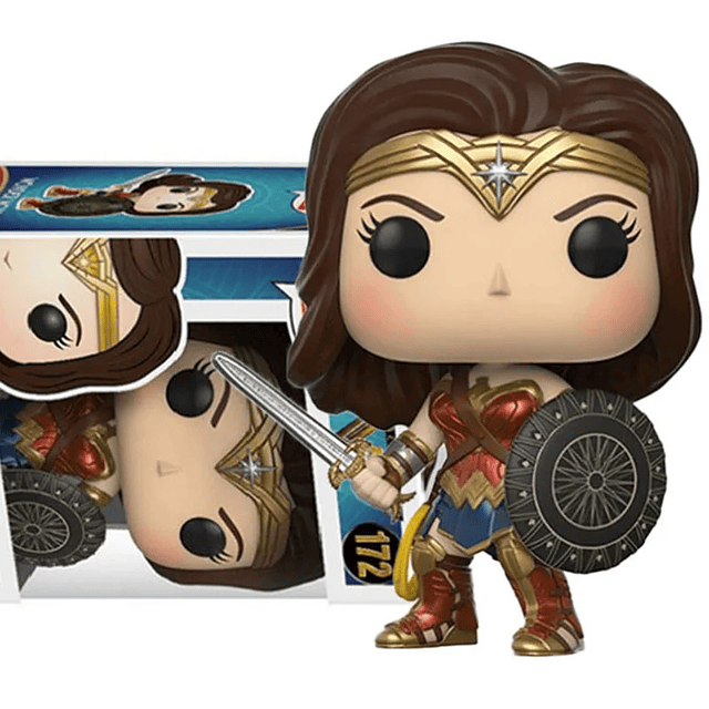 Funko Pop Action Movie Wonder Woman #172 #177 #226 #361 Exclusive Action Figure Model Toys Figuras Dolls Collection Toys 4