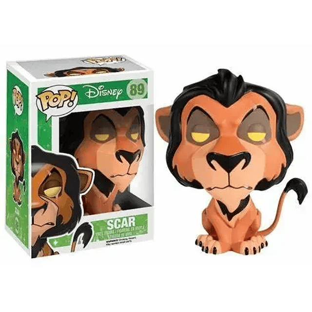 Funko Pop Disney Movies Tv The Lion King Simba Scar 89# 10cm Anime Vinyl Action Toy Figures PVC Collection Model Children Toys 1