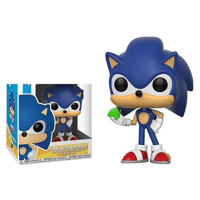 FUNKO POP SUPER SONIC 283# Special Edition 284# SONIC WITH RING Wih EMERALD SHADOW Sonic with Chad Model Action Figure Toys 7