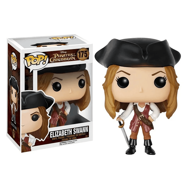 Funko POP Pirates of the Caribbean Captain JACK Sparrow 172 Elizabeth 175 Treasure Skeleton 783 Jolly Roger 258 Vinyl Figure Toy 4