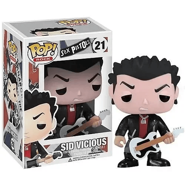 FUNKO POP ROCK Sex Pistols Johnny Rottrn 20# Sid Vicious 21# Steve Jones 32# Action Toy Figures PVC Collection Vinyl Figure Toy 4