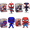 Funko Pop Spider-punk 1231# 1223# Spider-man 2009# 1267# Six Arm Spider-man 313# PVC Model Toys for Children Birthday Gift 1