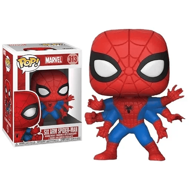 Funko Pop Spider-punk 1231# 1223# Spider-man 2009# 1267# Six Arm Spider-man 313# PVC Model Toys for Children Birthday Gift 5