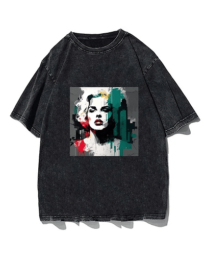 Monroe Marilyn Graphic Print T-shirt 