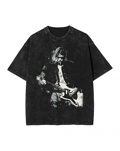 Kurt Cobain Guitar T Shirt 