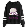 Women Ullzang Cute Cat Funny Cartoon Sweatshirt 2