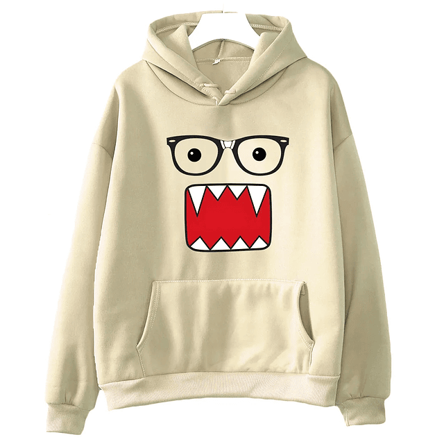 Domo Kun Print Hoodie 13