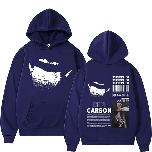 Ken Carson Teen X Music Album Double Sided Print Hoodie  3