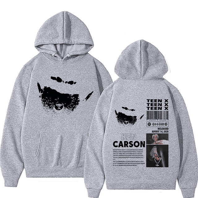 Ken Carson Teen X Music Album Double Sided Print Hoodie  10