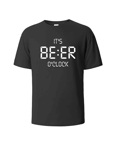 It's Beer O'clock Print T-Shirt