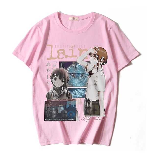 Manga TV Serial Experiments Lain T-Shirt 3