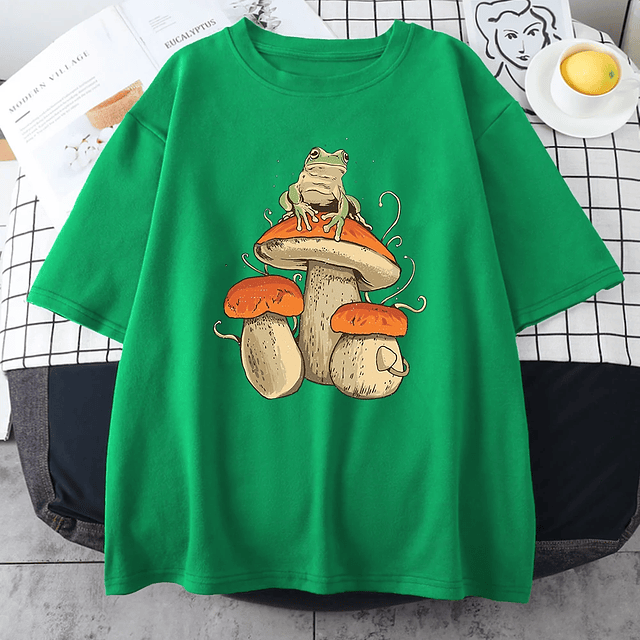 Cottagecore Aesthetic Mushroom T Shirt  7