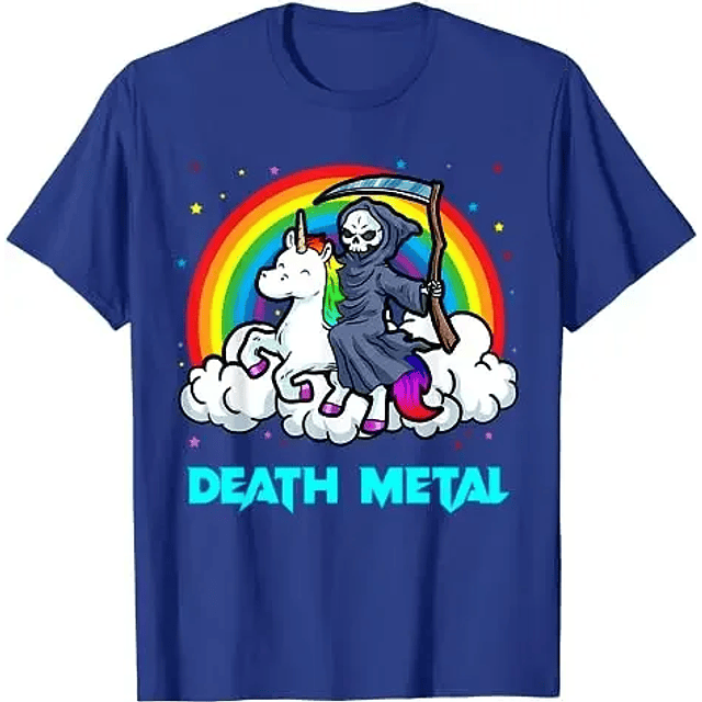 Death Metal Unicorn T-Shirt 9