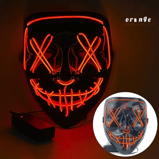 LED Dual Color Glowing Masks Halloween 8