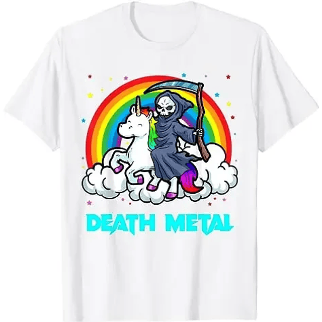 Death Metal Unicorn T-Shirt 15