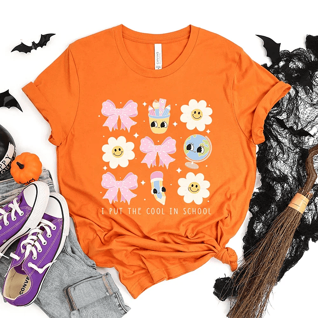 Happy Halloween Print T-shirt 12