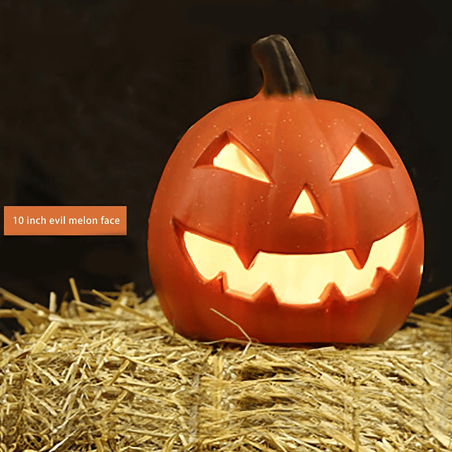 Pumpkin Lantern Plastic Halloween Led  7