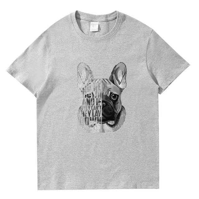 French Bulldog Retro Print T-Shirt 14