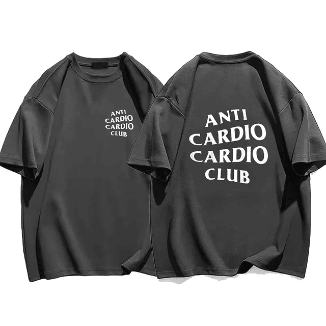 Plus Size Anti Cardio Club T Shirt  8