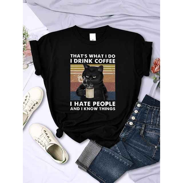 That'S What Tido I Drink Coffee T Shirt 1