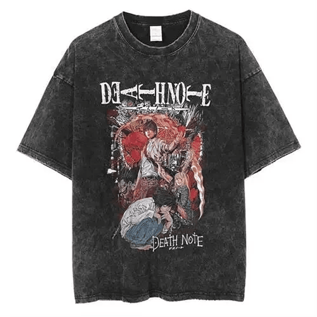 Death Note Washed T Shirt  3