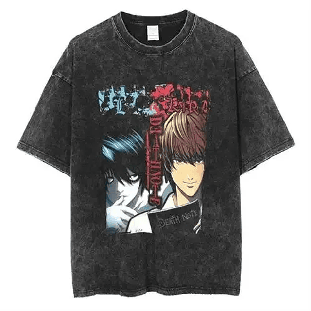 Death Note Washed T Shirt  13