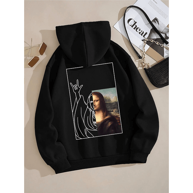 Mona Lisa Told You I Love You Hoodie  1