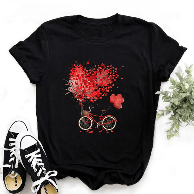 Beautiful Ladies Short-Sleeved T-Shirt  6