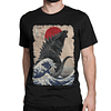 Godzillaed Great Wave T-Shirt  2