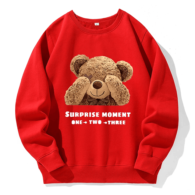 A Little Bear Covering Its Eyes Hoodie  7