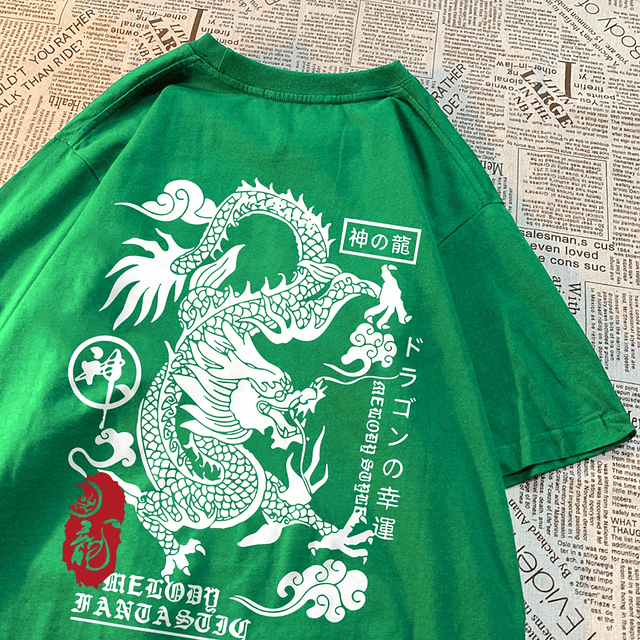 Dragon Funny Pattern Tshirt  9