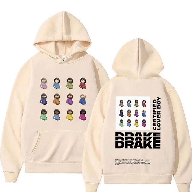 Rapper Drake Hoodie Certified Lover Boy Album Graphic  6