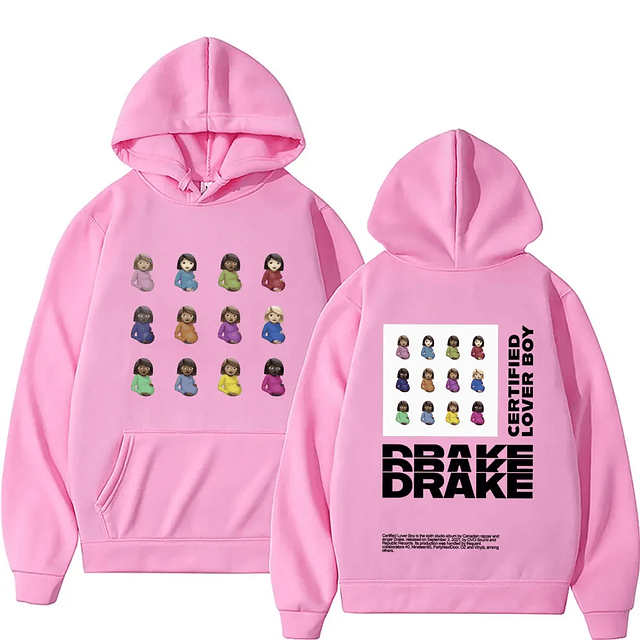 Rapper Drake Hoodie Certified Lover Boy Album Graphic  21