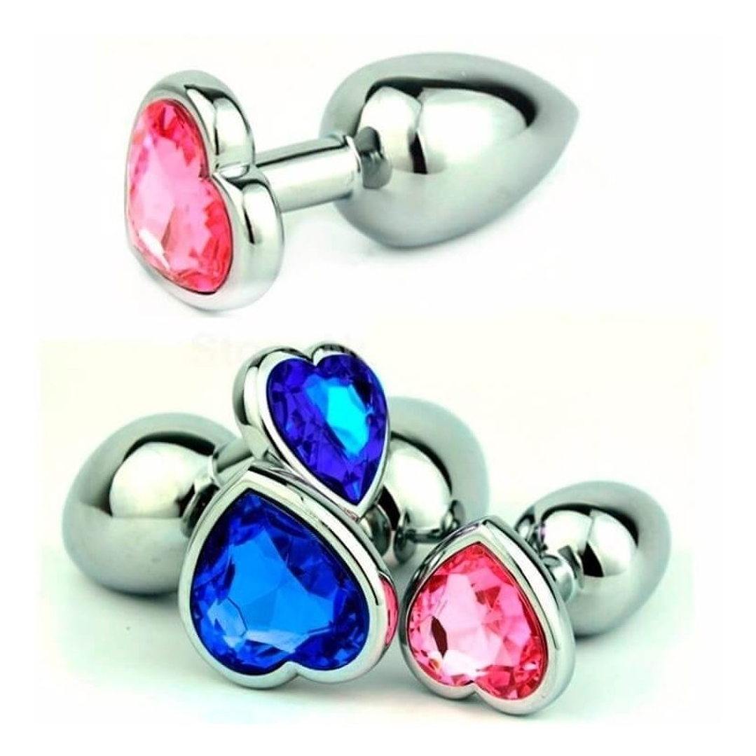 JOYA CORAZÓN ANAL METAL TALLA M 1