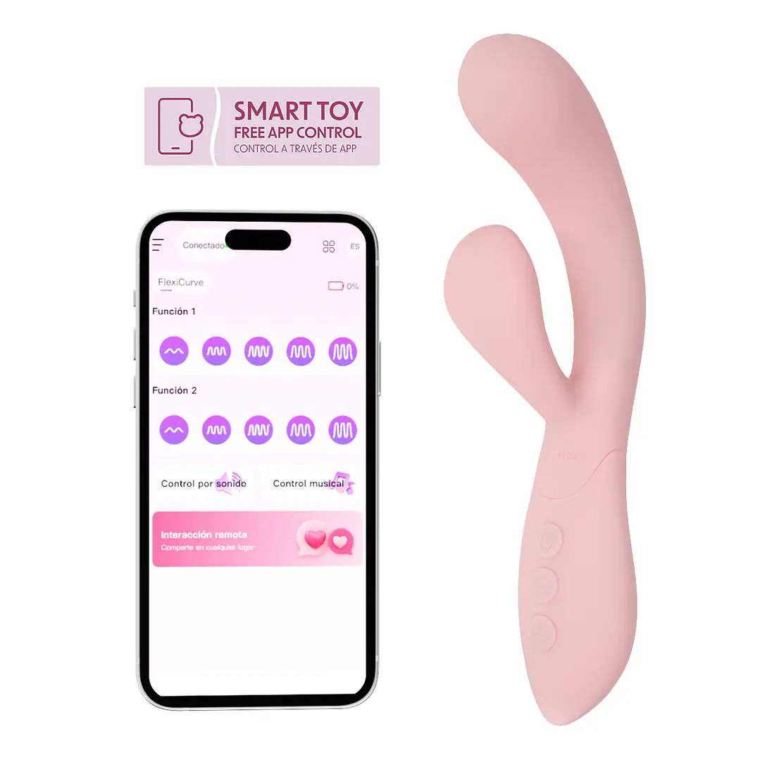 VIBRADOR FLEXI CURVY CON APP 1