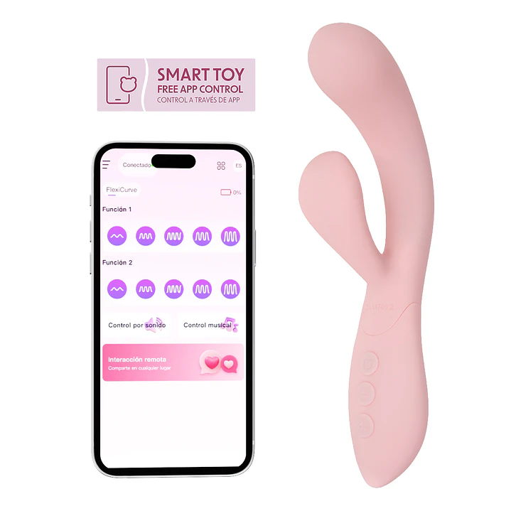 VIBRADOR FLEXI CURVY CON APP 1