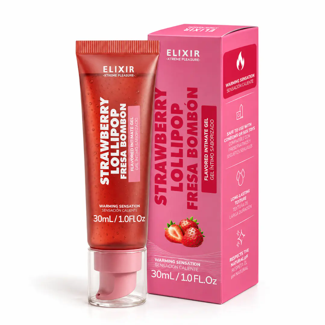 LUBRICANTE CALIENTE FRESA BOMBON 1